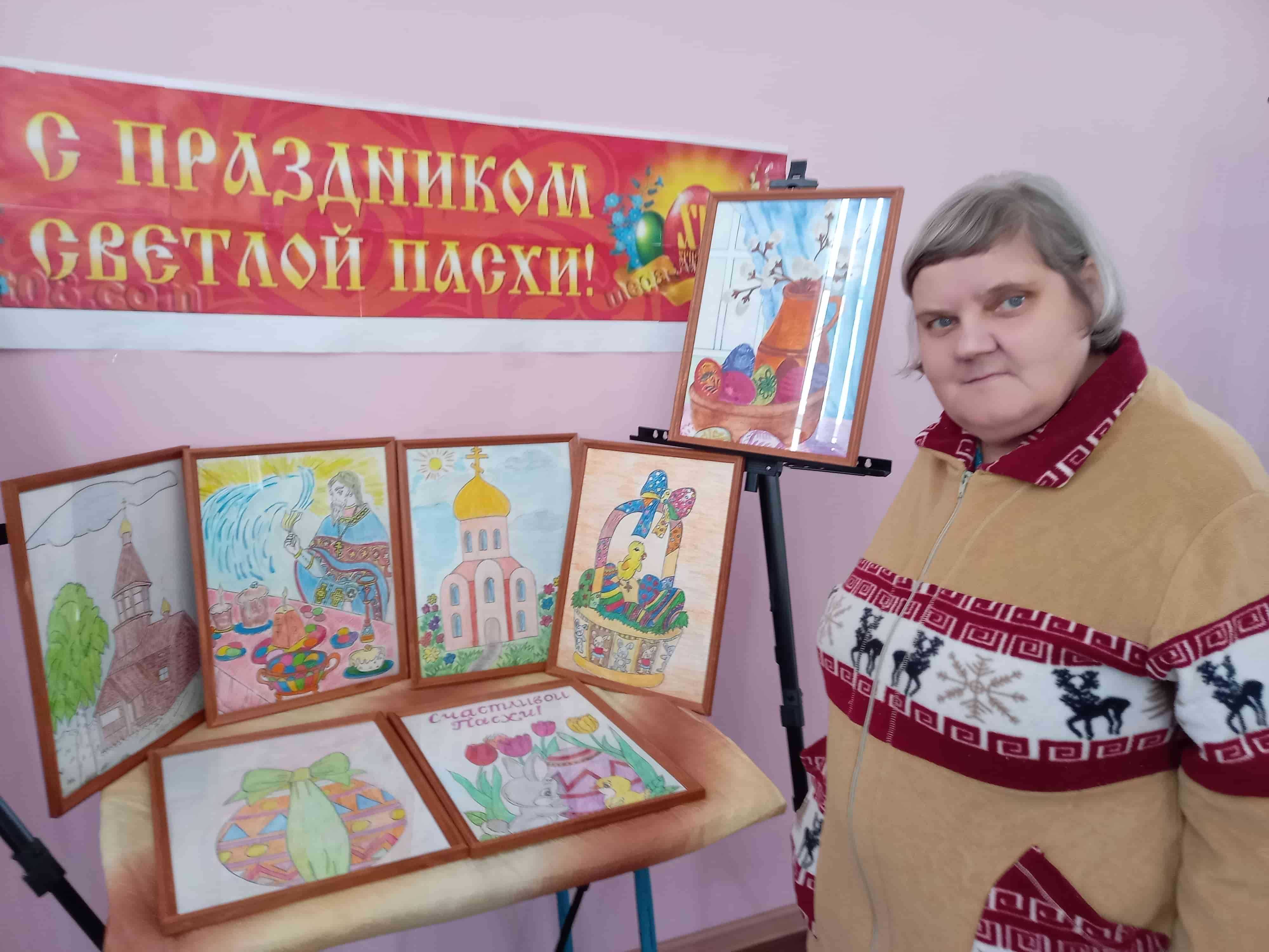 Выставка пасхальных рисунков